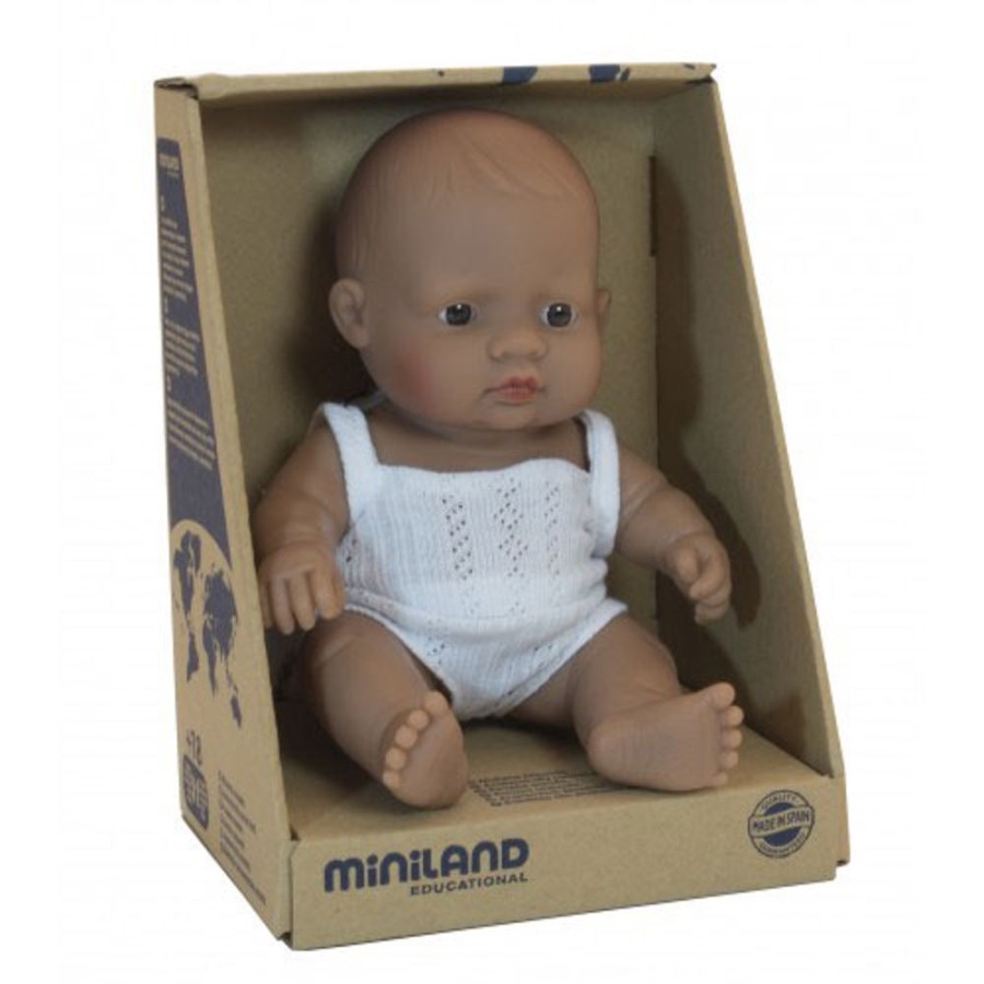 By Category Miniland Educational | Miniland 21Cm Baby Dolls - Hispanic Girl