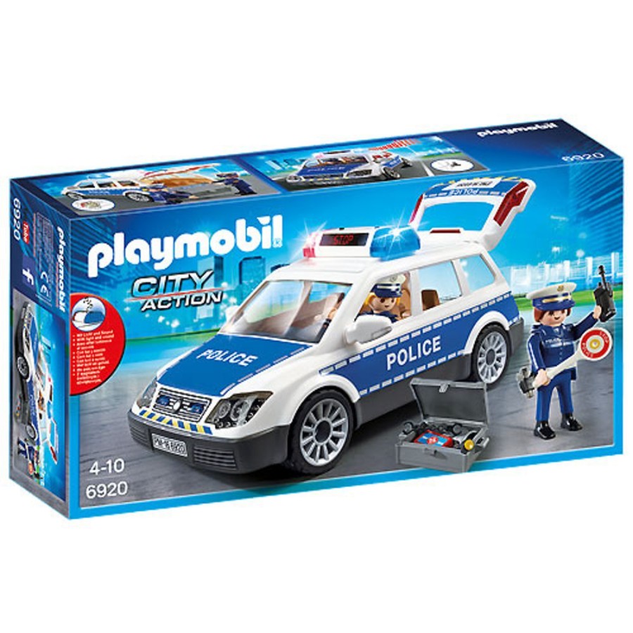 By Category Playmobil | Playmobil City Action - Police Car With Lights And Sound