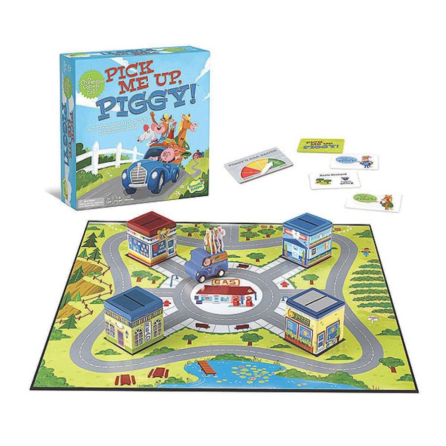 By Category Peacable Kingdom | Pick Me Up, Piggy! - Cooperative Board Game (3+ Yrs, 2-4 Players)