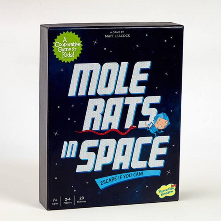 By Category Peacable Kingdom | Mole Rats In Space Cooperative Board Game (7+ Yrs, 2-4 Players)