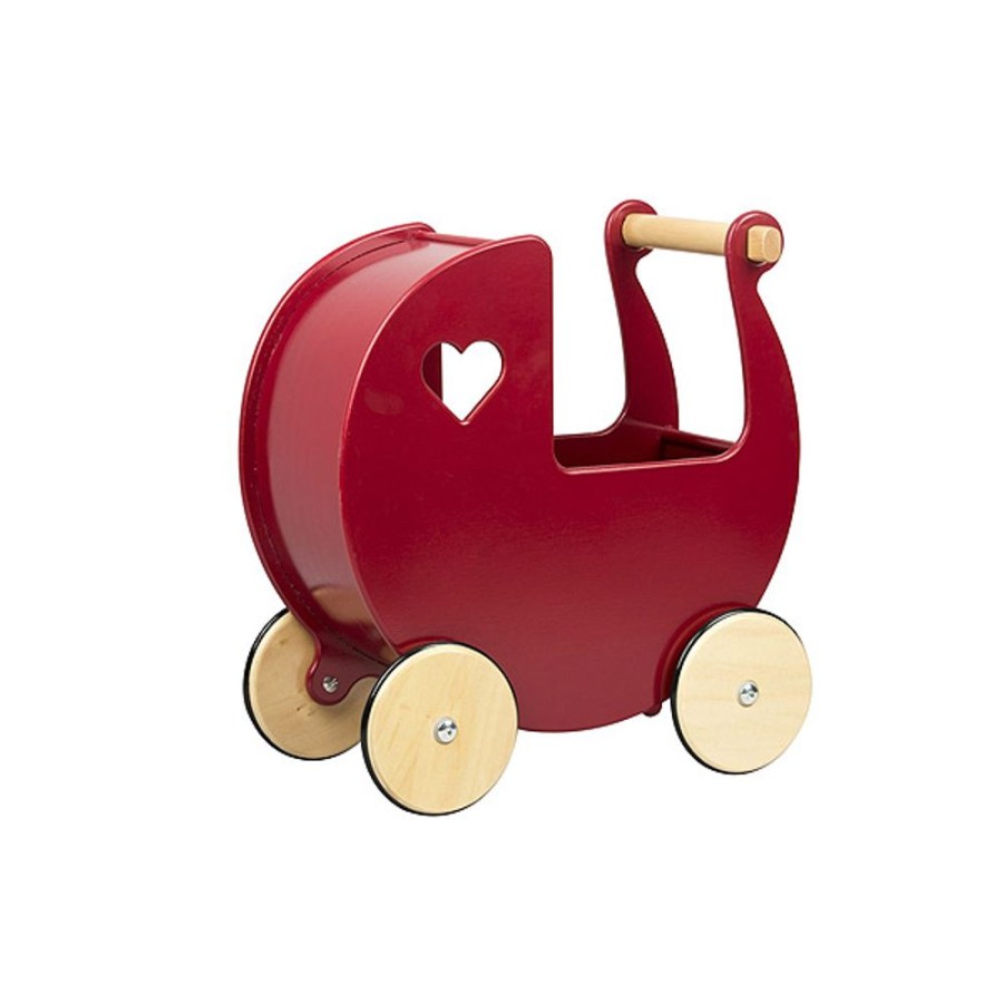 By Category Moover Toys | Moover Toys Classic Dolls Pram - Red