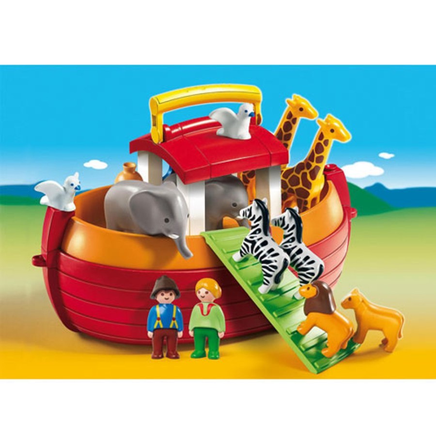 By Category Playmobil | Playmobil 1.2.3. My Take Along Noah´S Ark (18 Mths +)