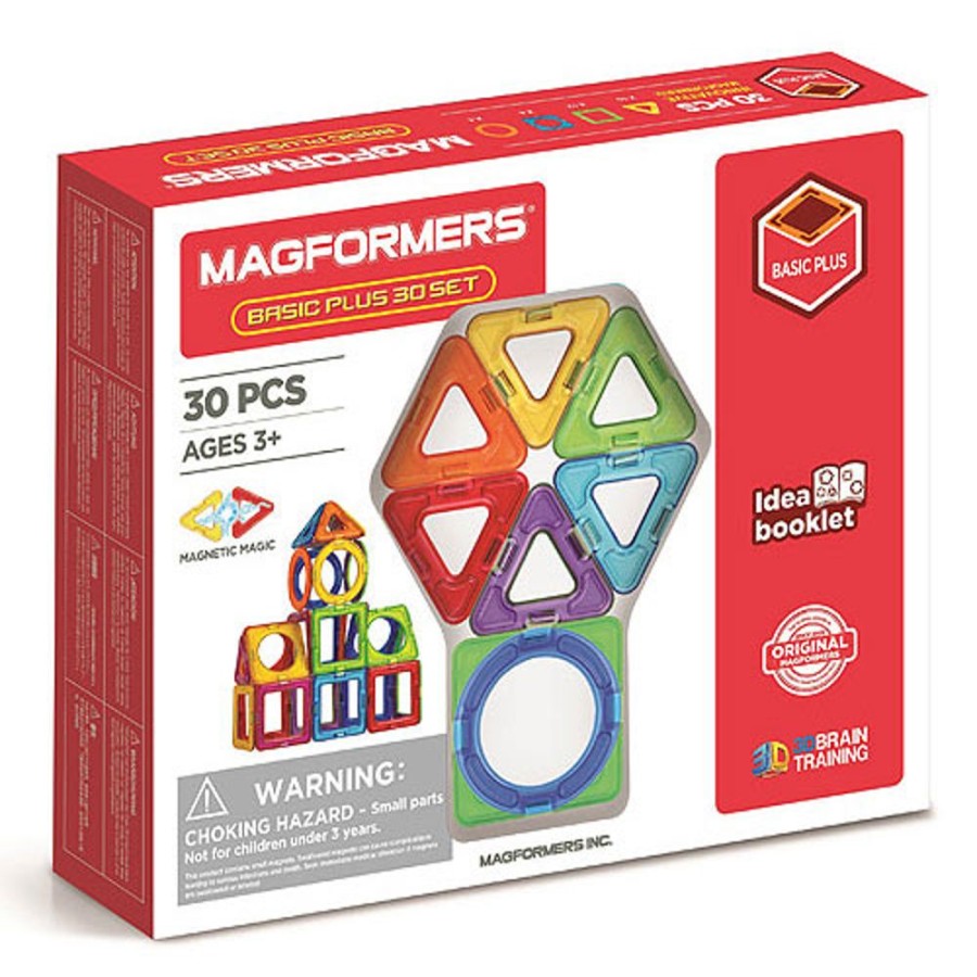 By Category Magformers | Magformers Basic Plus 30 Pieces Set (3+Yrs)