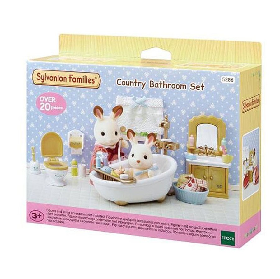 By Category Sylvanian Families | Sylvanian Families Furniture Sets - Country Bathroom Set