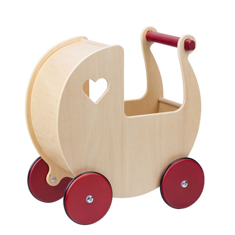 By Category Moover Toys | Moover Toys Classic Dolls Pram - Natural