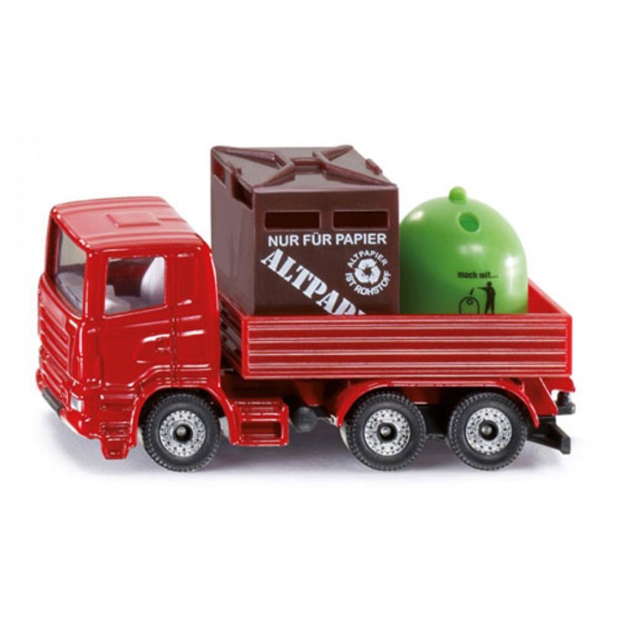 By Category Siku | Siku Diecast - Scania Recycling Transporter Truck (Scale 1:87)