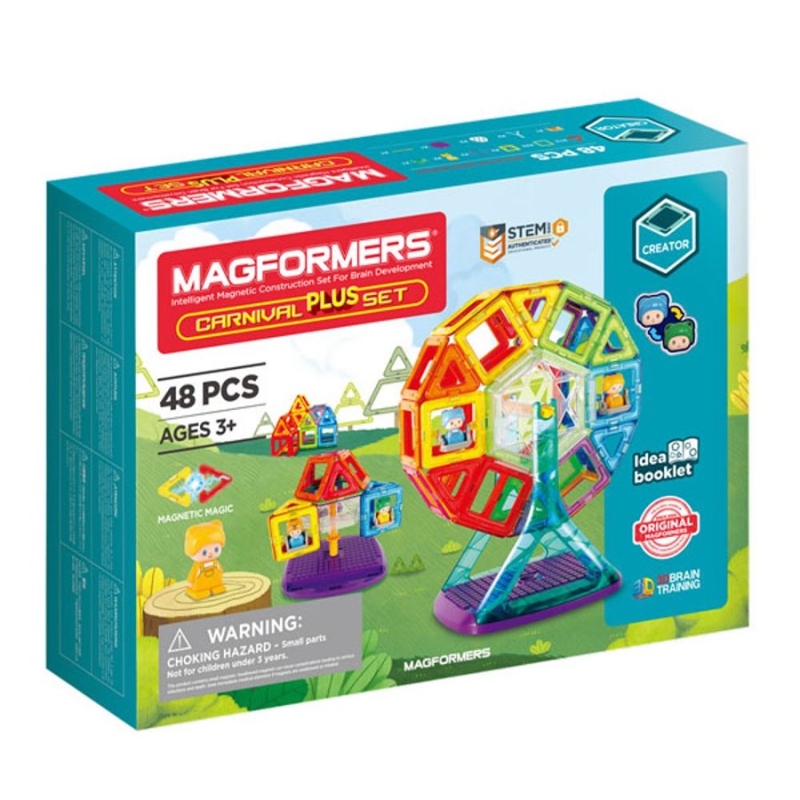 By Category Magformers | Magformers Carnival Plus Set (48 Pieces, 3+ Yrs)