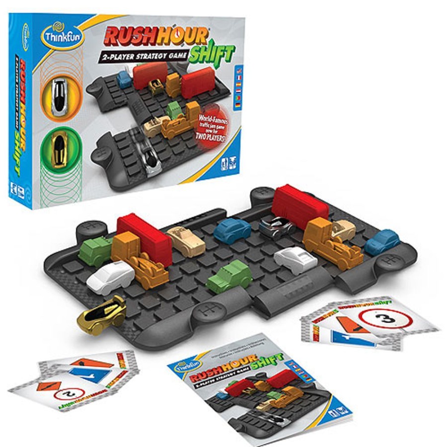 By Category ThinkFun | Rush Hour Shift Logic Game (8+ Yrs, 2 Players)