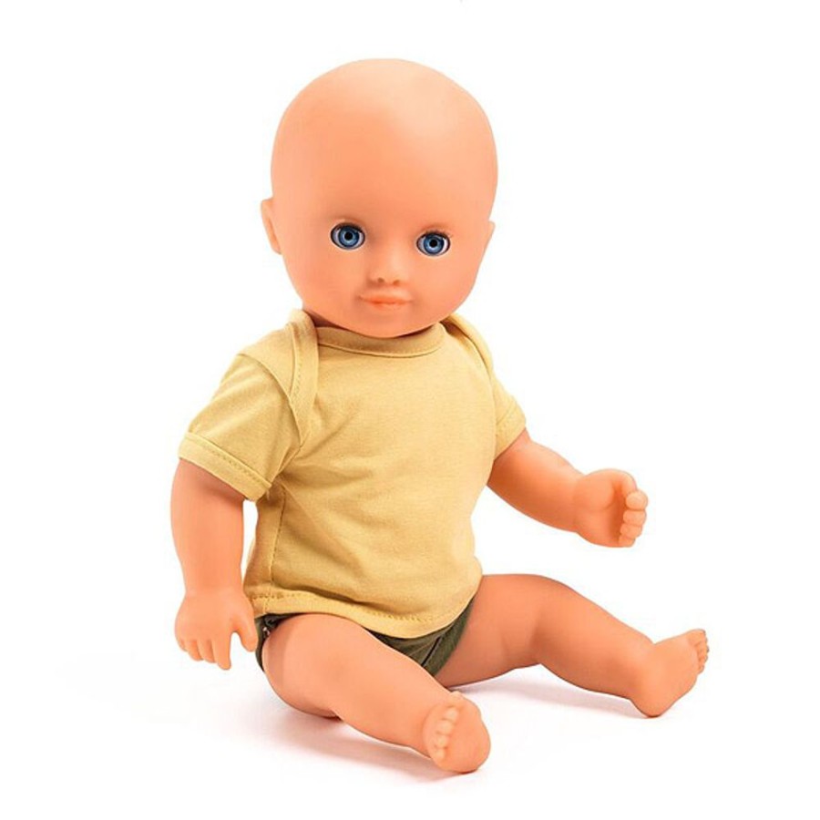 By Category Djeco | Djeco Pomea Hard Body Doll - 32Cm - Boy - Olive