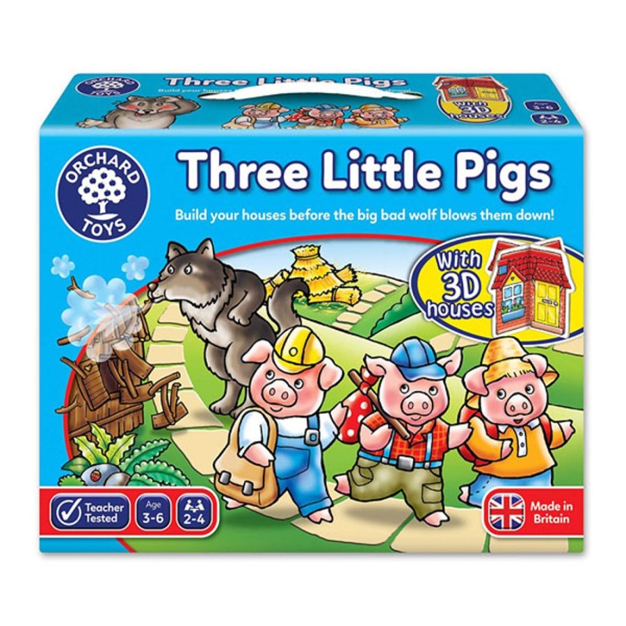 By Category Orchard Toys | 3 Little Pigs Game By Orchard Toys (3-6 Yrs, 2-4 Players)