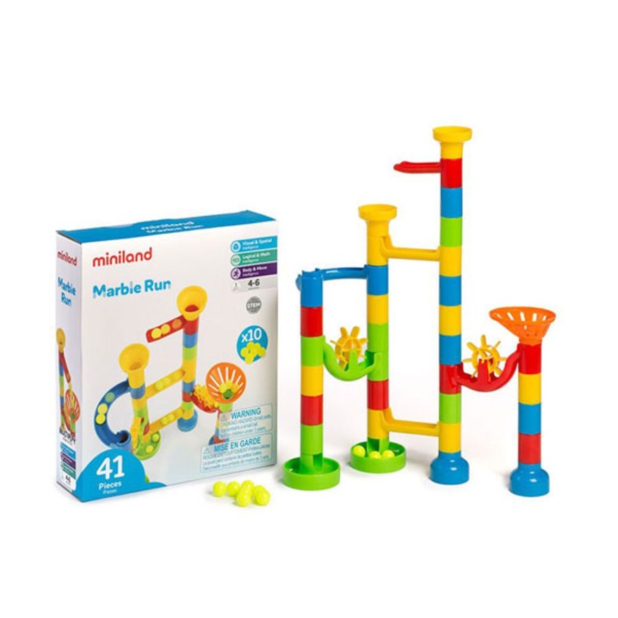 By Category Miniland Educational | Miniland Marble Run - 41 Pieces (4-6 Yrs)